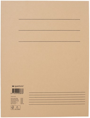 Dossiermap Quantore A4 300gr chamois
