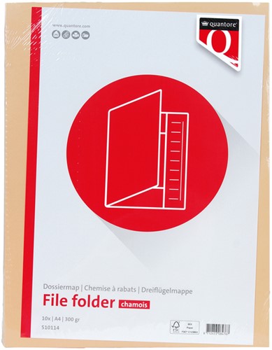 Dossiermap Quantore A4 250gr chamois-2