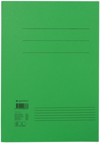 Dossiermap Quantore folio 300gr groen