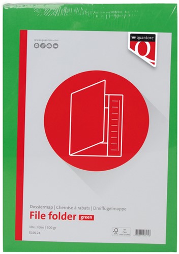 Dossiermap Quantore folio 300gr groen-2