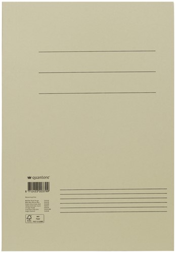 Dossiermap Quantore folio 300gr grijs