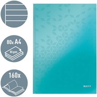 Notitieboek Leitz WOW A4 160 pagina's 90gr lijn ijsblauw-3
