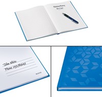 Notitieboek Leitz WOW A5 160blz 90gr lijn blauw-2
