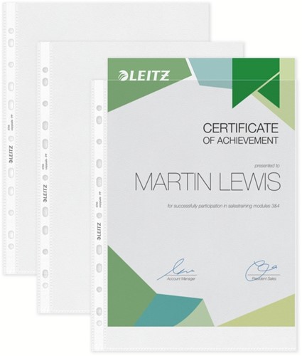 Showtas Leitz Premium 0.10mm PP A4 transparant 100 stuks-9