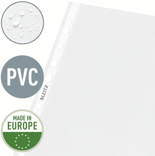 Showtas Leitz Premium standaard 11-gaats copy safe 0.085mm PP A4 transparant 100 stuks-8