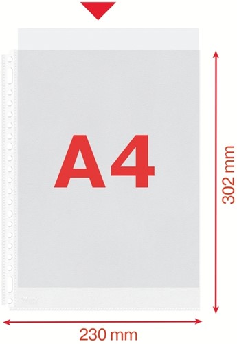 Showtas Esselte 0.08mm 21-gaats A4 mat 100 stuks-5