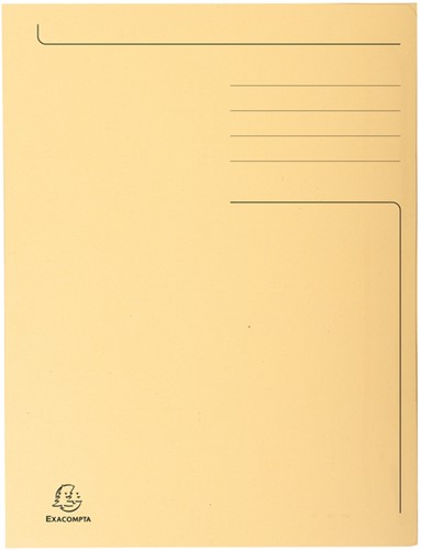 Dossiermap Exacompta Forever A4 3 kleppen 280gr ivoor