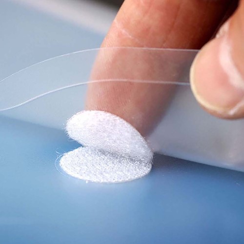 Enveloptas Europel A3 435x310mm dwars PP transparant wit-1