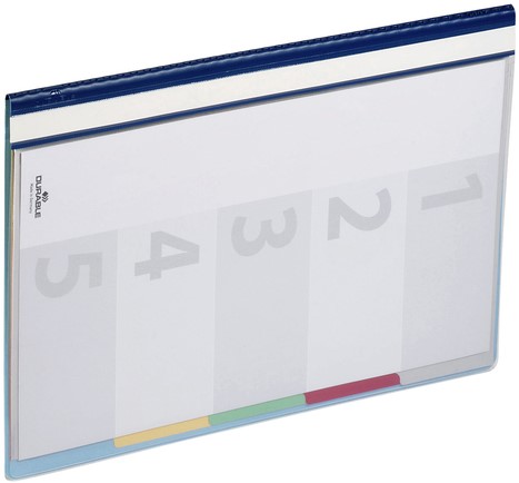 Organisatiemap Durable Divisoflex A4 blauw-2