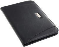 Schrijfmap Rillstab Excellent de luxe A4 lederlook zwart