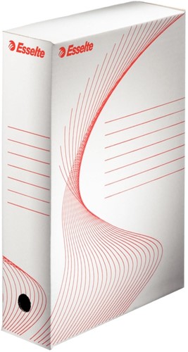 Archiefdoos Esselte Boxycolor 80mm 352x250mm wit