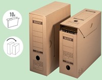 Archiefdoos met deksel Leitz Premium 120x275x325mm natuurbruin-7