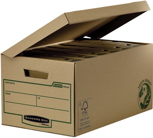 Opbergdoos Bankers Box Earth flip top bruin-2