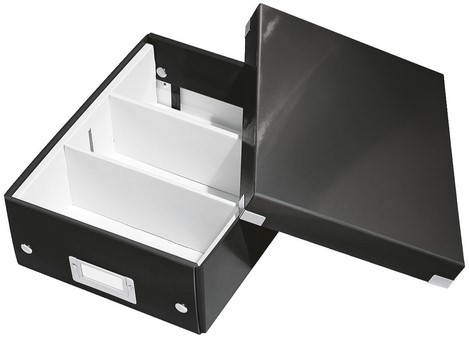 Sorteerbox Leitz WOW Click & Store 280x100x370mm gerecycled karton wit-4