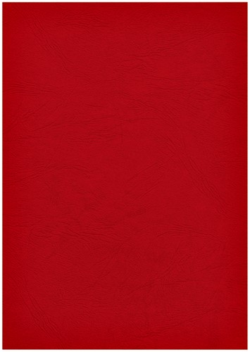 Voorblad Fellowes A4 lederlook rood 100 stuks-2