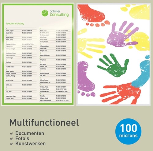 Lamineerhoes Leitz iLAM A4 2x100micron 100 stuks-2