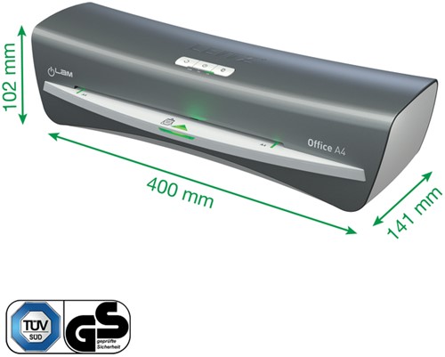 Lamineermachine Leitz iLAM Office A4 zilver-5