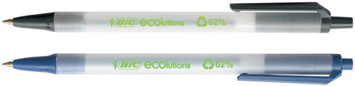 Balpen Bic Ecolutions medium blauw-2