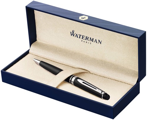 Balpen Waterman Expert matt black CT medium-3