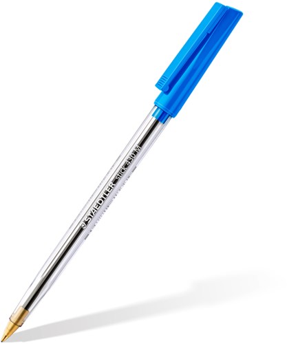 Balpen Staedtler Stick 430 medium blauw-2