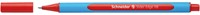Balpen Schneider Slider Edge extra breed rood-2