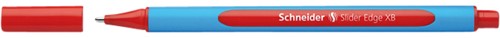 Balpen Schneider Slider Edge extra breed rood-2