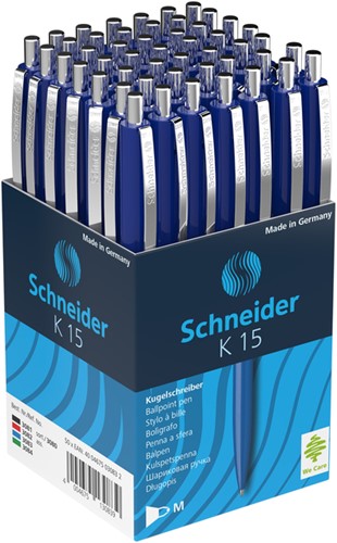 Balpen Schneider K15 medium blauw-2