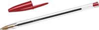 Balpen Bic Cristal medium rood-3