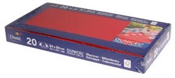 Napperon rood dunicel 84x84cm pak/20