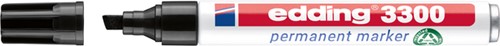 Viltstift edding 3300 schuin 1-5mm zwart