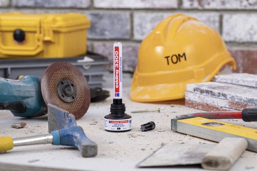 Viltstift edding 3300 schuin 1-5mm assorti blister à 4 stuks-1