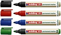 Viltstift edding 21 EcoLine rond assorti 1.5-3mm doos à 4st-2