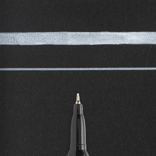 Viltstift Sakura Pen-touch extra fijn wit-3