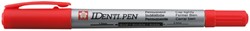 Viltstift Sakura IDenti-pen multifunctioneel rood