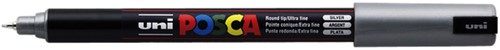 Paintmarker Uni POSCA PC1MR extra fijn zilver