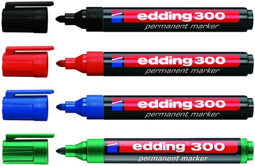 Viltstift edding 300 rond 1.5-3mm zwart-2