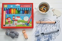 Viltstift STABILO Trio Scribbi 368/14 assorti etui à 14 stuks-3