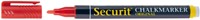 Krijtstift Securit SMA-100 rond 1-2mm wit/blauw/groen/rood blister à 4 stuks-2
