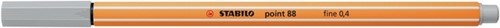 Fineliner STABILO point 88/94 fijn lichtgrijs-2