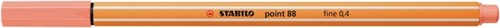 Fineliner STABILO point 88/26 fijn abrikoos-2