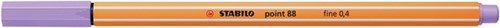 Fineliner STABILO point 88/59 fijn licht lila-2