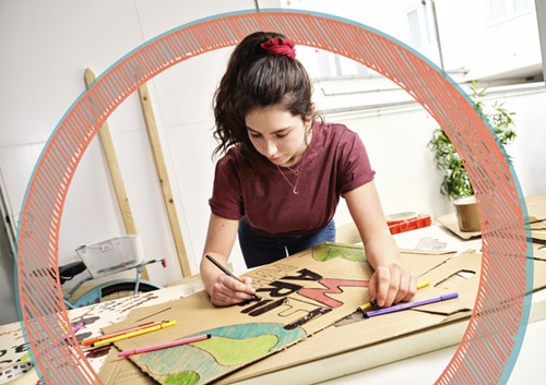 Viltstift  STABILO Pen 68/20 ColorParade in antr/turq etui M ass 20st-2