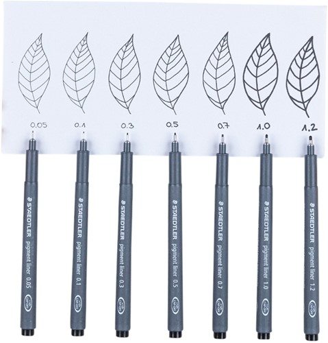Fineliner Staedtler Pigment 308 zwart 0.1mm-4