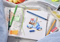 Viltstift STABILO Pen 68/031 medium neon blauw-2