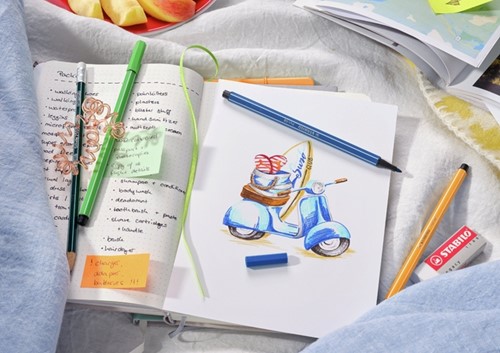 Viltstift STABILO Pen 68/94 medium lichtgrijs-2