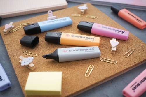 Markeerstift STABILO BOSS Original 70/10 4 kleuren assorti 10 stuks-5