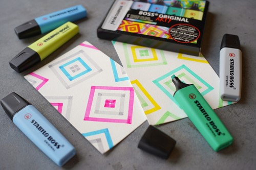 Markeerstift STABILO BOSS Original 70/10 4 kleuren assorti 10 stuks-8