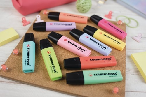 Markeerstift STABILO BOSS Original 70/129 pastel roze-1