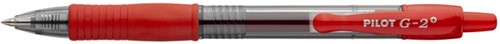 Gelschrijver PILOT G-2 + ijn rood