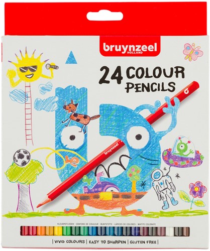 Kleurpotlood Bruynzeel Kids set à 24 kleuren